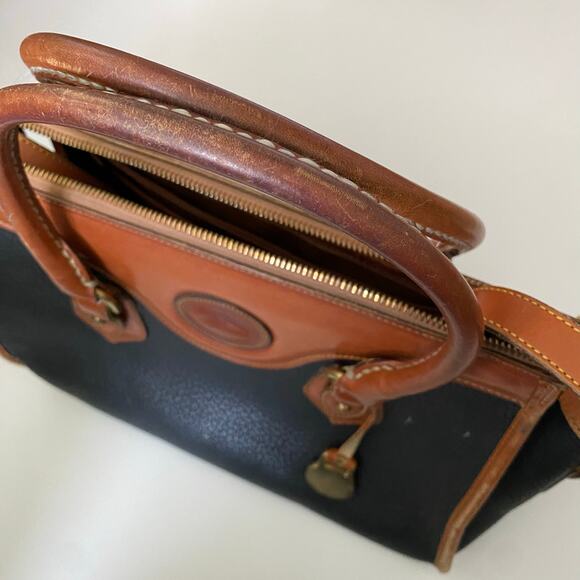 Dooney & Bourke Top Handle Black Leather Bag - Picture 8 of 8